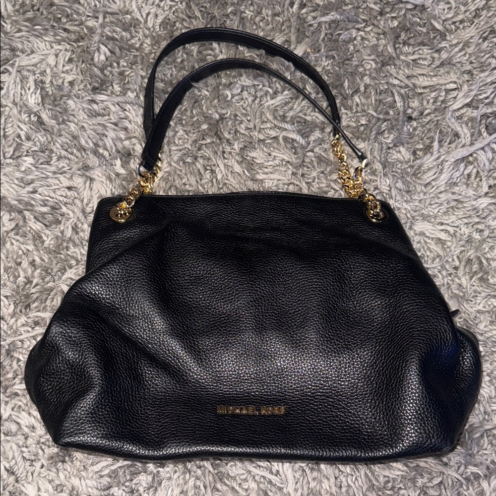 Michael Kors Black Leather Handbag
